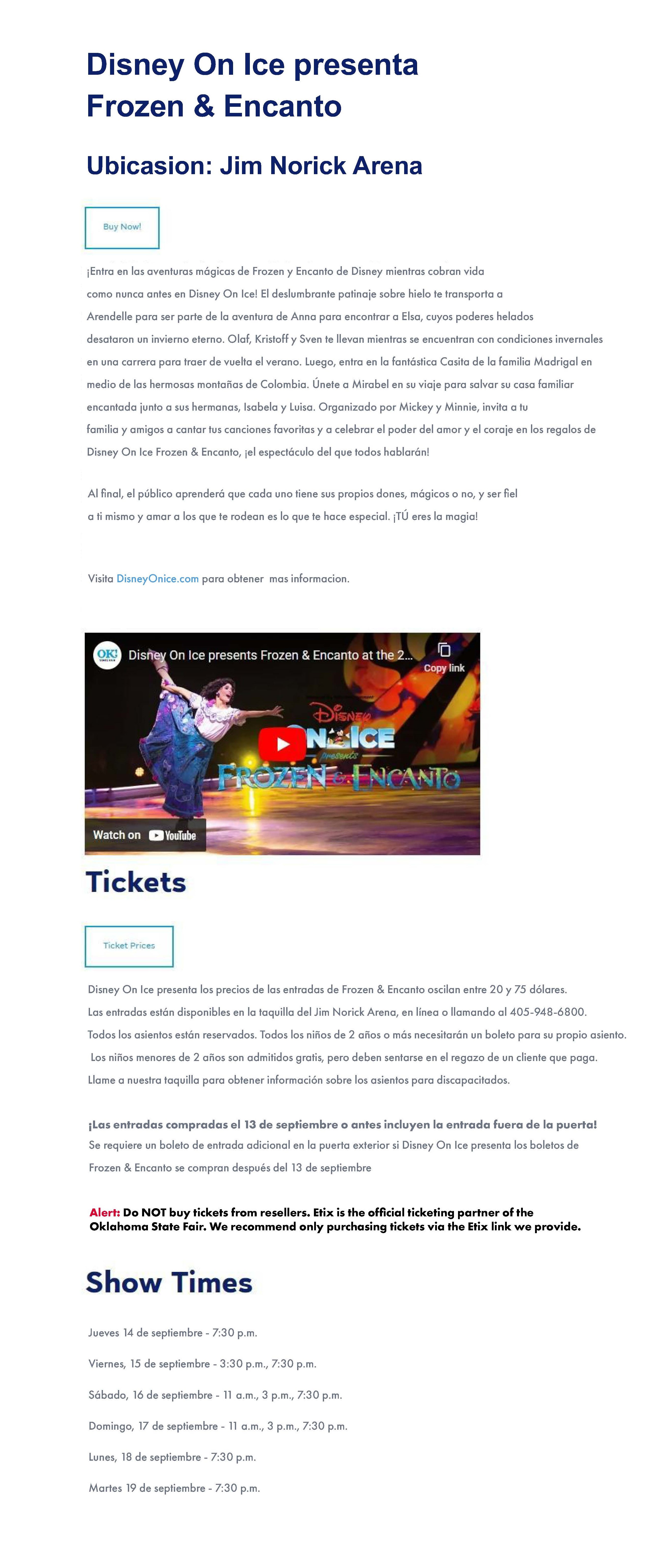 PRESENTING FROZEN & ENCANTO! - The Official Site of Disney On Ice