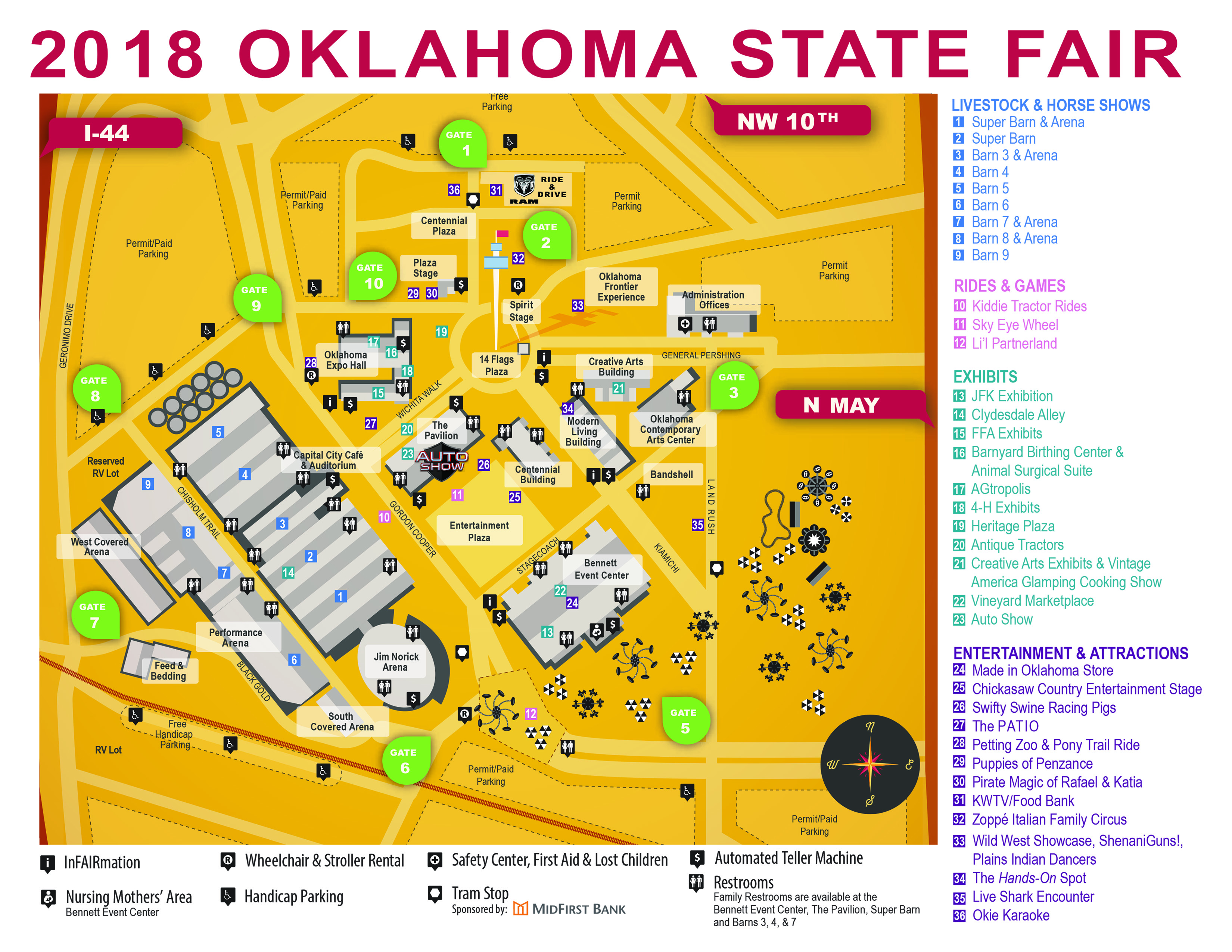 Downloadable Map OK State Fair